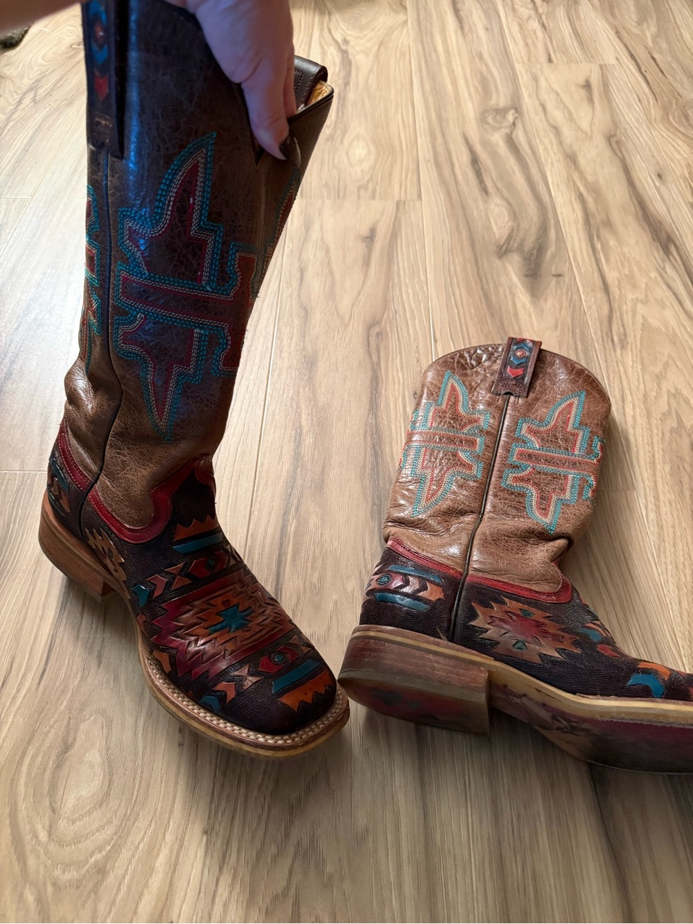 Tin Haul Women’s Aztec Boots